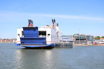Big Car ferry in Gothenburg, Sweden