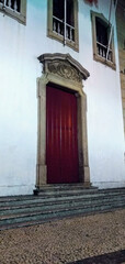 The big door of a religious temple, Rio de Janeiro, downtown. Entrance to paradise - 
church entrance
