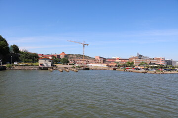 Fototapeta premium Göta älv in Gothenburg, Sweden Scandinavia