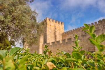 The Saint Georges Castle, Lisbon, Portugal