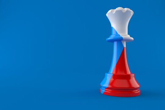 Chess with czech flag