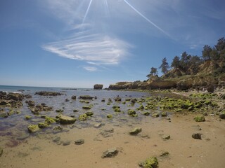 Deserted beach on the Alentejo coast