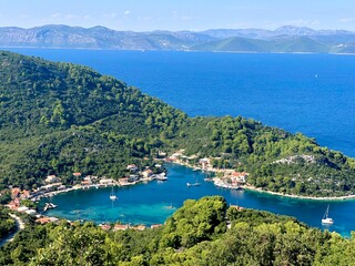 view of the bay of kotor montenegro