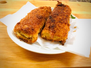 Delicious spicy Meat rolls 