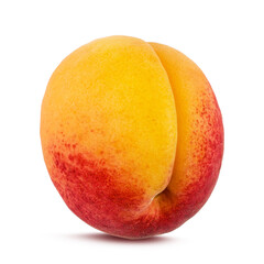 Apricot isolated on white background with clipping path