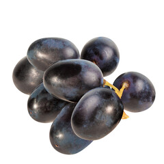 Grapes isolated on white background