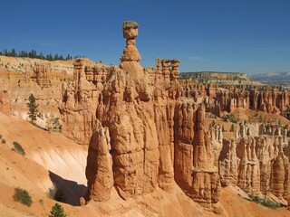 Landscape with hoodoos, Bryce Canyon National Park, Utah, USA