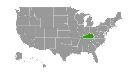 Kentucky Locate Map