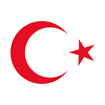 turkey flag country isolated icon