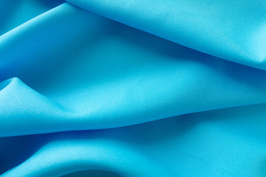 Full Frame Shot Of Blue Textile