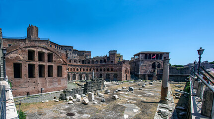 Rome: Trajan's Market panorama