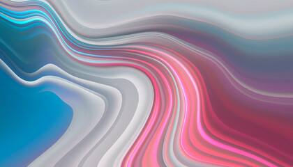 Abstract modern light background with smooth neon liquid lines. Light lines, bright background. Abstract acrylic fluid, stone cut.