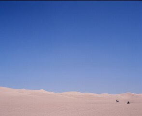 Fototapeta na wymiar sand dunes white sands