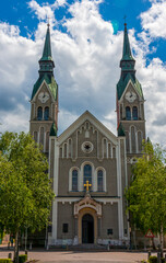This parish church Sv. Janeza Krstnika is a former Gothic and now Baroque building in 17 century in the old city Ljublajana 