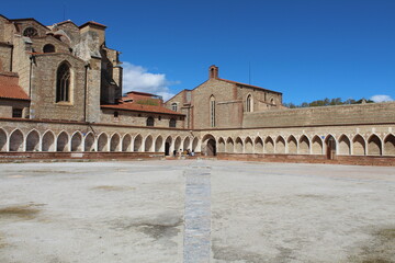 Fototapeta premium Campo Santo, a cloister cemetery in Perpignan, France