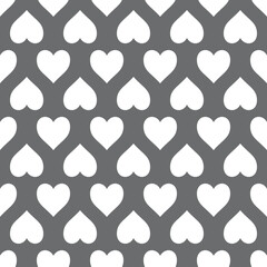 Love heart seamless repeat pattern background