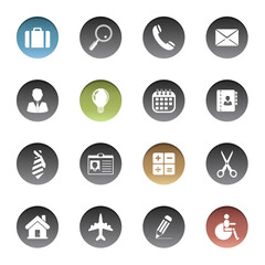 Vector set of business icons.