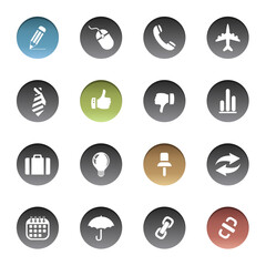 Vector set of business icons.