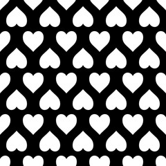 Love heart seamless repeat pattern background