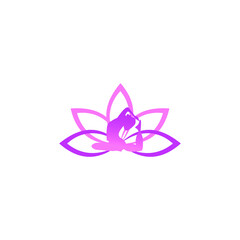 Obraz na płótnie Canvas illustration logo yoga international vector templet