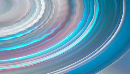 Abstract modern light background with smooth neon liquid lines. Light lines, bright background. Abstract acrylic fluid, stone cut.