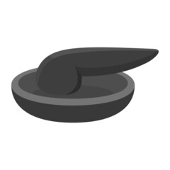 Illustration vector of a pestle
