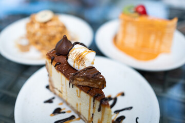  cake on table, dessert, relax time
