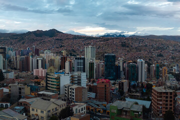 Obraz premium Cityscape Viewed from the 