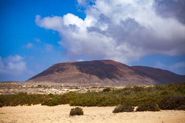 Fototapeta na wymiar La Graciosa Island, Lanzarote, Canary Islands.