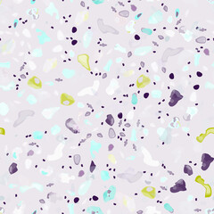 Terrazzo Texture Vector. Flooring Seamless Pattern