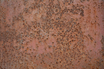 Rust texture on old iron plate or plate