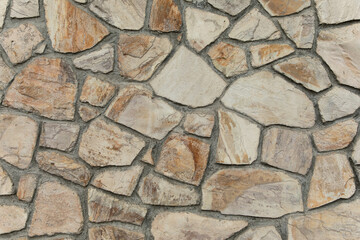 Brown Stone Wall Texture Background