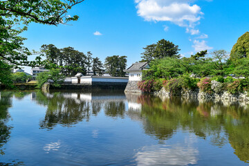 Fototapeta na wymiar the moat of Odawara Castle