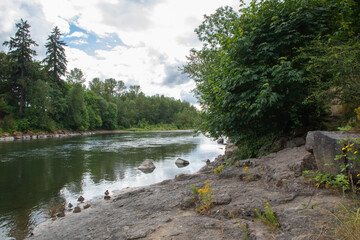 Trails Along the Clackamas River in Gladstone, OR