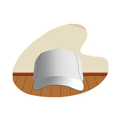 sport cap branding isolated icon