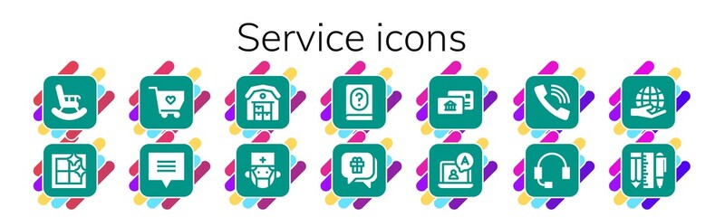 service icon set