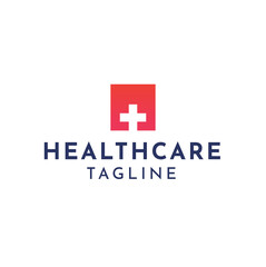 Health care medical Logo Icon Premium Minimal emblem design template