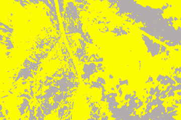 grunge background with yellow paint