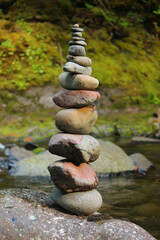 Zen Rock Tower at the River