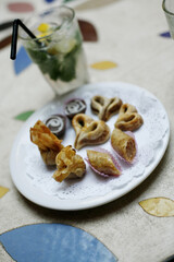 Variety of cakes and dessert