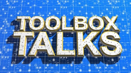 Toolbox Talks safety meeting related to workplace hazards and safe work practice