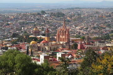 Fototapeta na wymiar panorama of San Miguel Allende