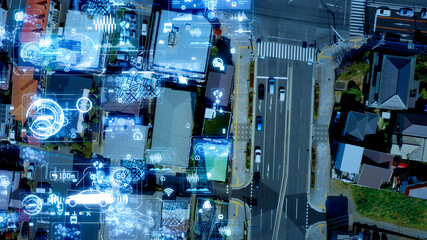 交通とテクノロジー © metamorworks