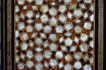 Ottoman art example of Mother of Pearl inlays from Turkey