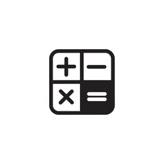 Calculator icon vector