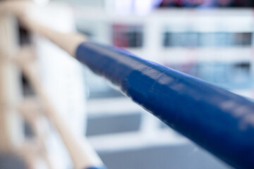 shallow depth of feel boxing rope