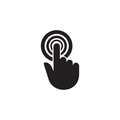 touch icon , digital icon vector