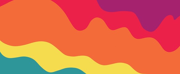 Background in paper style. Abstract colored background. - Illustration	
