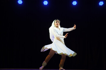 A beautiful kathak dancer