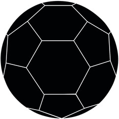 soccer ball on white background